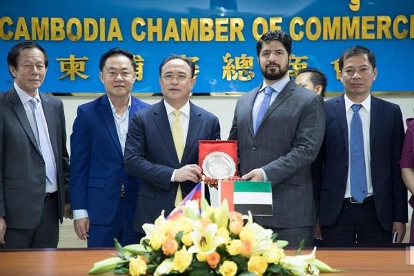 迪拜商会代表团拜访柬埔寨总商会