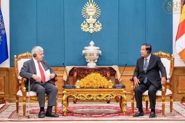 洪森会见奥地利大使