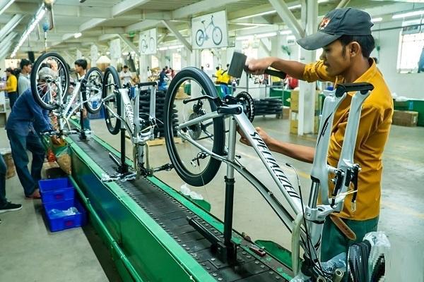 柬埔寨自行车出口额同比增长68.5%